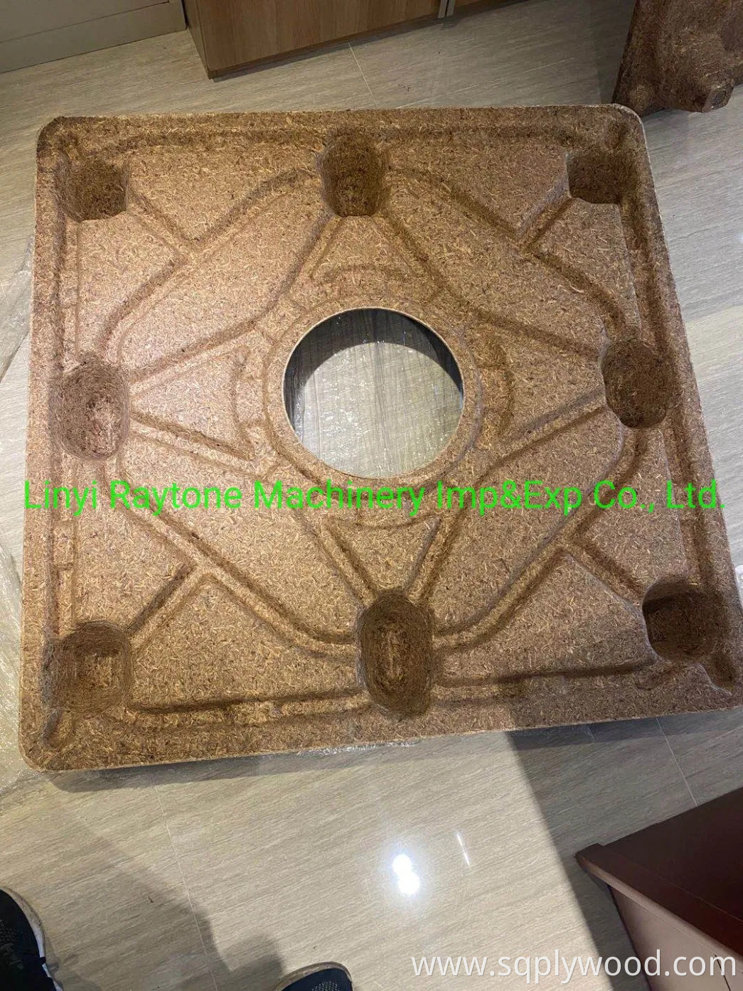 Free Fumigation High Pressure Compressed Moulding Wooden Pallet